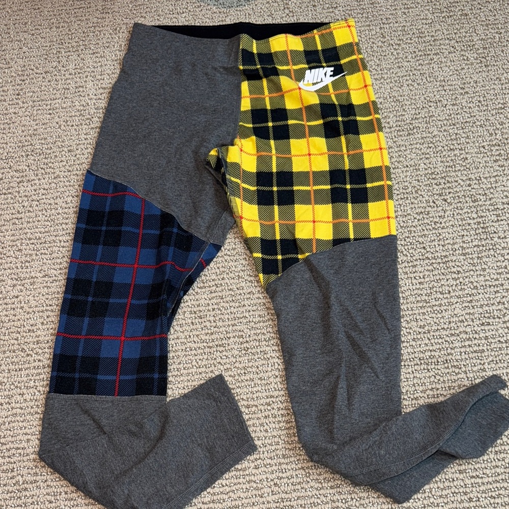 Nike Multicolor Plaid Patchwork Set Size Small - image 3